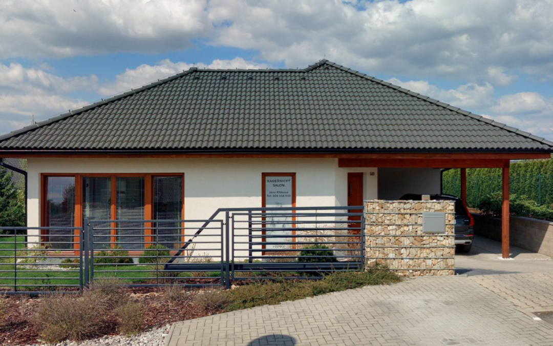 Projekt Bungalov 15 (2 jednotky: byt + kadeřnický salon) – Střední Čechy