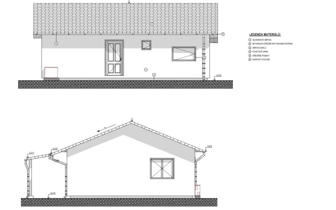Ostravsko – Bungalov 7 s klientskými změnami