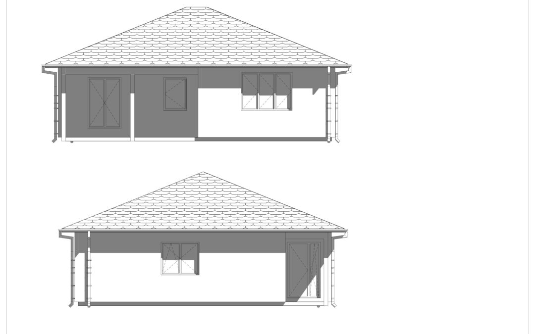 Jihomoravský kraj – Bungalov 1A s klientskými změnami